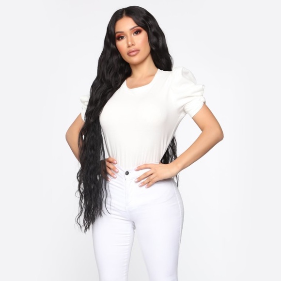 Fashion Nova Tops - Puffy Sleeves Top